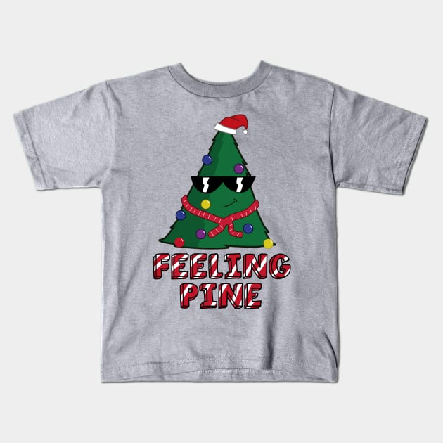 Feeling Pine Kids T-Shirt by AlanZ